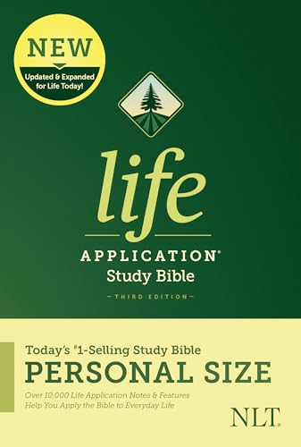 Tyndale NLT Life Application Study Bible, Third Edition, Personal Size (Hardcover) – New Living Translation Bible, Personal Sized Study Bible to Carry with you Every Day