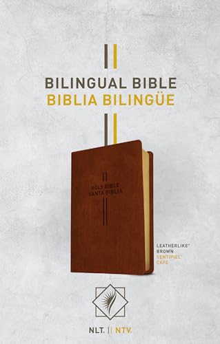 Bilingual Bible _ Biblia bilingüe NLT_NTV (LeatherLike, Brown)