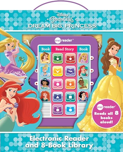 Disney Princess Ariel, Rapunzel, Belle, and More!- Dream Big Princess Me Reader and 8-Book Library - PI Kids