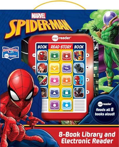 Marvel - Spider-man Me Reader Electronic Reader and 8 Sound Book Library - PI Kids