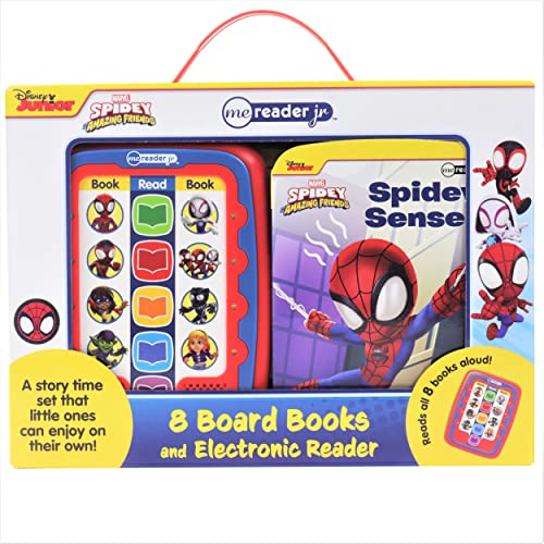 Marvel Spider-man - Spidey and His Amazing Friends- Me Reader Jr. Electronic Reader and 8 Sound Book Library - PI Kids