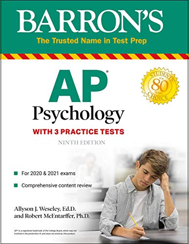 AP Psychology: With 3 Practice Tests (Barron