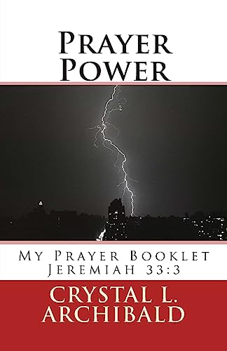 Prayer Power: My Prayer Booklet Jeremiah 33:3