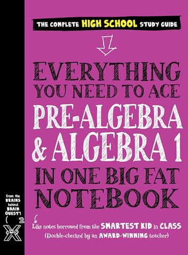 Workman Publishing Ace Pre-Algebra and Algebra I in One Big Fat Notebook (Big Fat Notebooks)