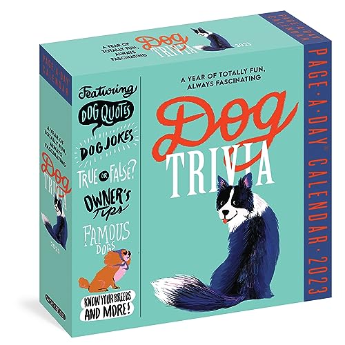 Dog Trivia Page-A-Day Calendar 2023: Dog Quotes, Dog Jokes, True or False, Owner