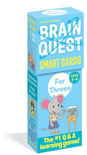 Brain Quest For Threes Smart Cards Revised 5th Edition (Brain Quest Smart Cards)