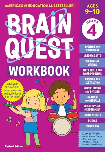 Brain Quest Workbook: 4th Grade Revised Edition (Brain Quest Workbooks)