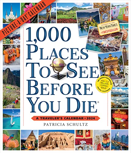 1,000 Places to See Before You Die Picture-A-Day Wall Calendar 2024: A Traveler