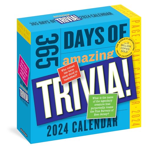 365 Days of Amazing Trivia! Page-A-Day Calendar 2024: The World