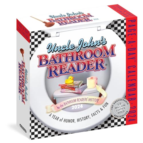 Uncle John’s Bathroom Reader Page-A-Day Calendar 2024: A Year of Humor, History, Facts, and Fun