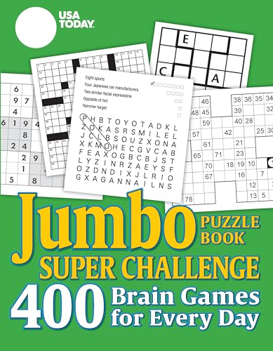 USA TODAY Jumbo Puzzle Book Super Challenge: 400 Brain Games for Every Day (USA Today Puzzles) (Volume 27)