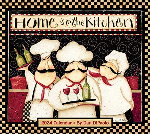 Home is in the Kitchen 2024 Deluxe Wall Calendar