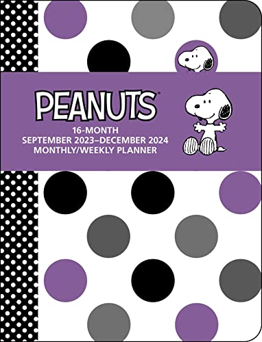 Peanuts 16-Month 2023-2024 Monthly_Weekly Planner Calendar