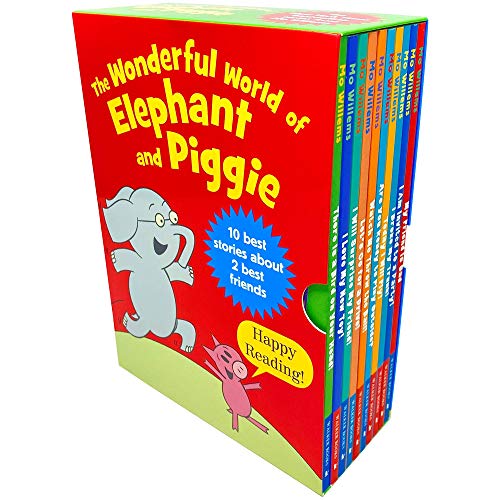 Walker Books, The Wonderful World of Elephant & Piggie Series 10 Books Collection Box Set by Mo Willems