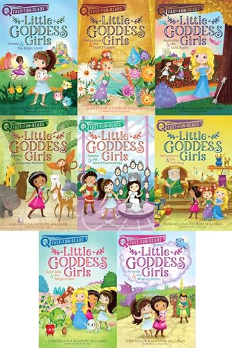 Little Goddess Girls Hello Brick Road Collected Set: Athena & the Magic Land; Persephone & the Giant Flowers; Aphrodite & the Gold Apple; Artemis & ... Artemis & the Wishing Kitten (QUIX Books)