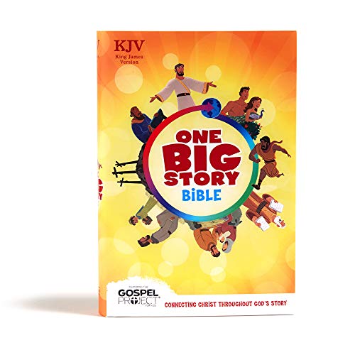 KJV One Big Story Bible, Hardcover, Pure Cambridge Text, Presentation Page, Study Helps, Christ Connections, Memory Verses, Full-Color Maps, Easy-to-Read Bible MCM Type