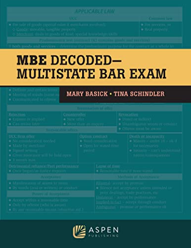 The MBE Decoded: Multistate Bar Exam (Bar Review)