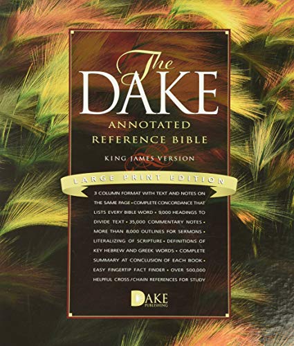 Dake Annotated Reference Bible-KJV-Large Print