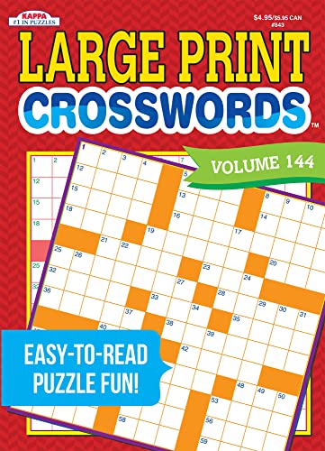 Large Print Crossword Puzzle Book