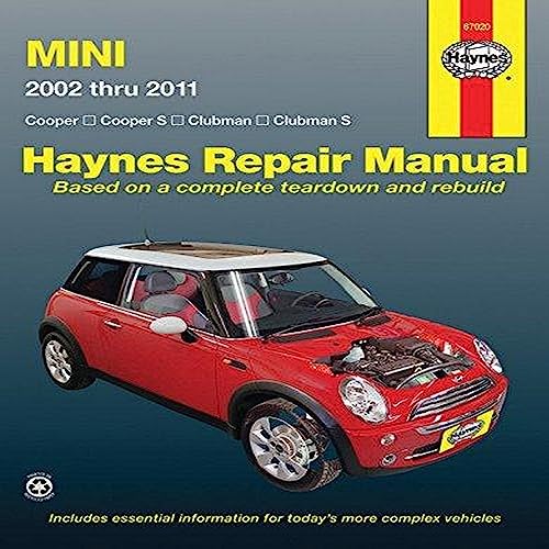 Mini Cooper, Cooper S, Clubman & Clubman S 2002-2011 Repair Manual (Haynes Repair Manual)