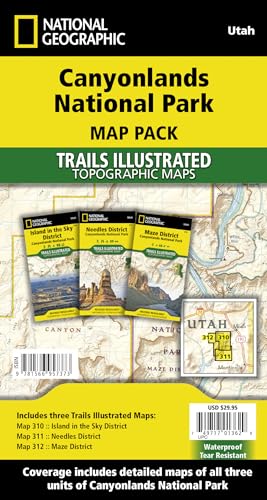 Canyonlands National Park [Map Pack Bundle] (National Geographic Trails Illustrated Map)