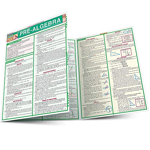 Pre-Algebra (Quickstudy Reference Guides - Academic)