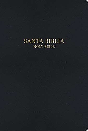 Biblia Bilingüe Reina Valera 1960_KJV Letra grande, negro, imitación piel _ Bilingual Bible RVR 1960_KJV Large print, Black, Imitation Leather (Spanish Edition)