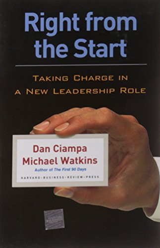 Right From The Start: Taking Charge In A New Leadership Role