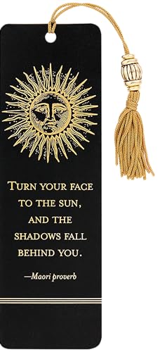 Sun Beaded Plastic Bookmark