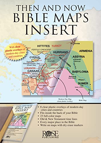 Then and Now Bible Maps Insert