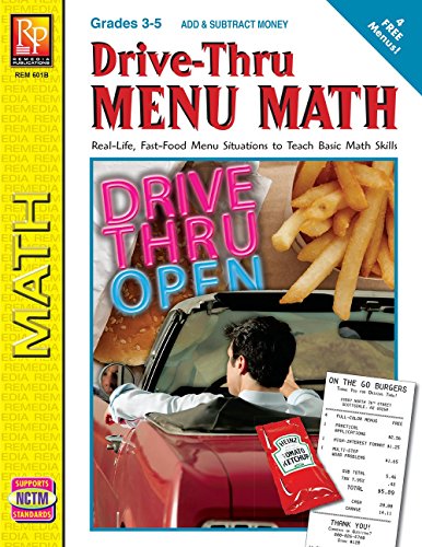 Drive-Thru Menu Math: Add & Subtract Money