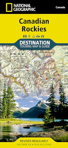 Canadian Rockies Map (National Geographic Destination Map)