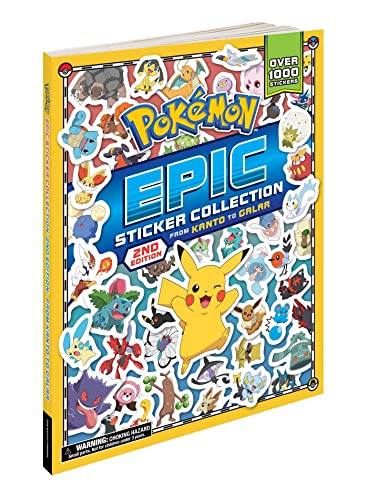 Pokémon Epic Sticker Collection 2nd Edition: From Kanto to Galar (2) (Pokemon Epic Sticker Collection)