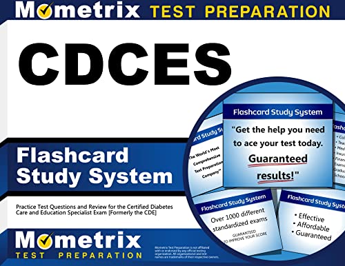 CDCES Flashcard Study System: Practice Test Questions and Review for the Certified Diabetes Care and Education Specialist Exam [Formerly the CDE]