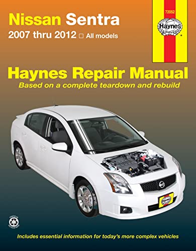 Nissan Sentra (07-12) Haynes Repair Manual Editors of Haynes Manuals