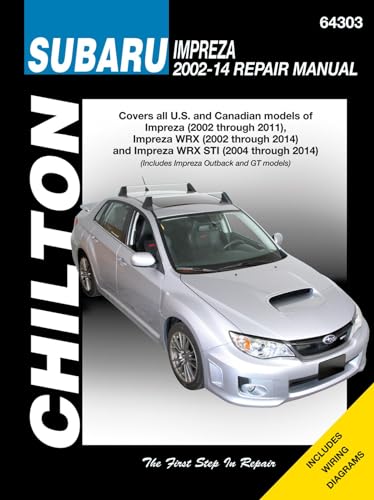 Subaru Impreza 2002-14 Repair Manual