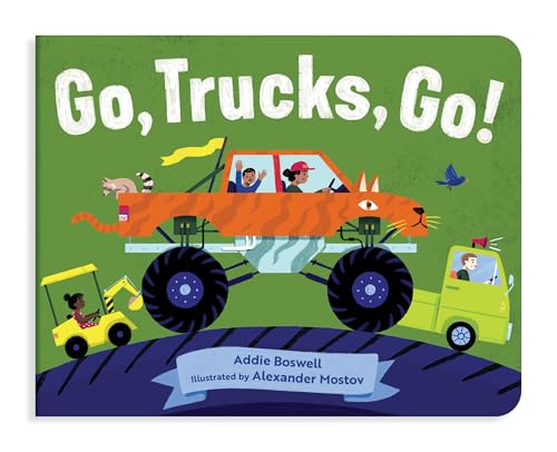 Go, Trucks, Go!: Truck books for toddlers 1-3