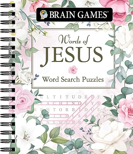 Brain Games - Words of Jesus Word Search Puzzles (320 Pages) (Brain Games - Bible)