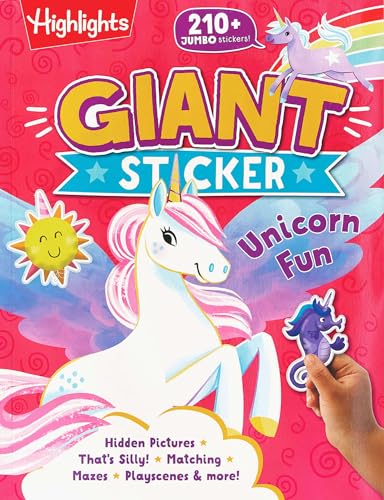 Giant Sticker Unicorn Fun (Giant Sticker Fun)