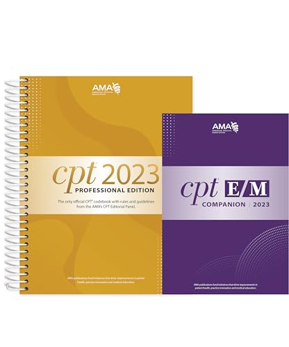 CPT Professional 2023 and E_M Companion 2023 Bundle