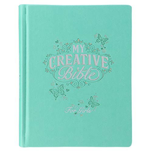 ESV Holy Bible, My Creative Bible For Girls, Faux Leather Hardcover w_Ribbon Marker, Illustrated Coloring, Journaling and Devotional Bible, English Standard Version, Teal