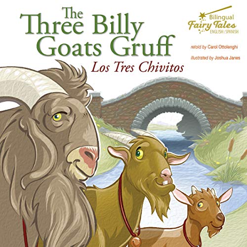 Rourke Educational Media Bilingual Fairy Tales Three Billy Goats Gruff Reader (English and Spanish Edition)