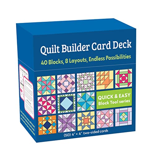 Quilt Builder Card Deck: 40 Block, 6 Layouts, Endless Possibilities