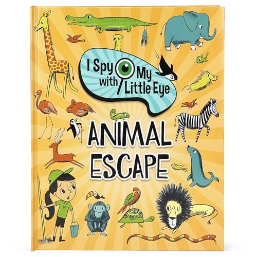 I Spy With My Little Eye Animal Escape - Kids Search, Find, and Seek Activity Book, Ages 3, 4, 5, 6+