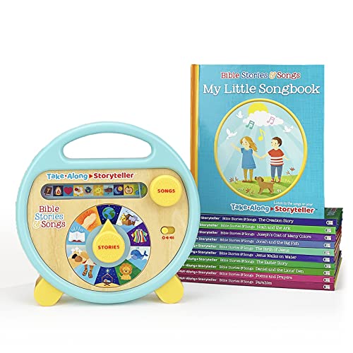 Bible Stories and Songs Interactive Electronic Take Along Storyteller with 11 Books