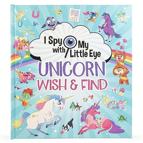 I Spy With My Little Eye Unicorn Wish & Find - Kids Search, Find, and Seek Activity Book, Ages 3, 4, 5, 6+