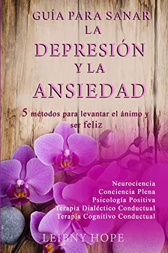 Guía para sanar la Depresión y la Ansiedad: 5 métodos para levantar el ánimo y vivir en bienestar y felicidad (Spanish Edition)