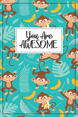 Monkey Journal - Monkey Gifts: Monkey gifts for women, cool monkey gift, monkey gifts for kids, funny monkey gifts, monkey gifts for girls, monkey ... gifts, monkey birthday, monkey notebook