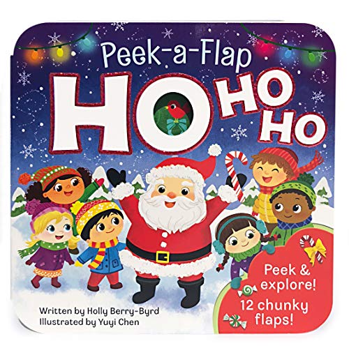 Ho Ho Ho! Christmas Lift-a-Flap Board Book for Kids Ages 0-4 (Peek a Flap) (A Peek a Flap Book)