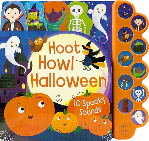 Hoot Howl Halloween 10-Button Sound Book for Little Trick-Or-Treaters (Interactive Children